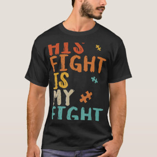 Autism-Vintagen hans kamp är min fiendskap T Shirt
