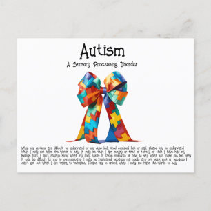 Autism Vykort