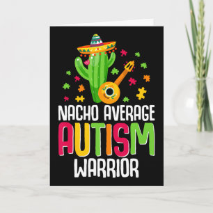 .autism Warrior Medvetenhet Autistisk Support Nach Kort