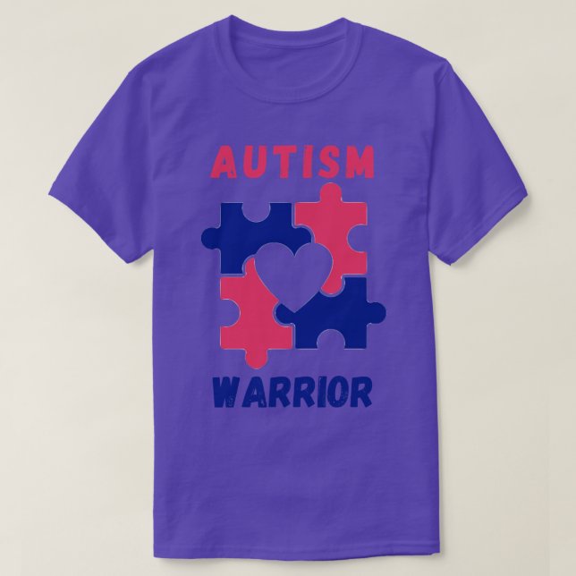Autism Warrior T Shirt (Design framsida)