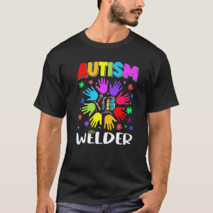 Autism Welder Puzzle Autism Awareness Autistic Sup T Shirt