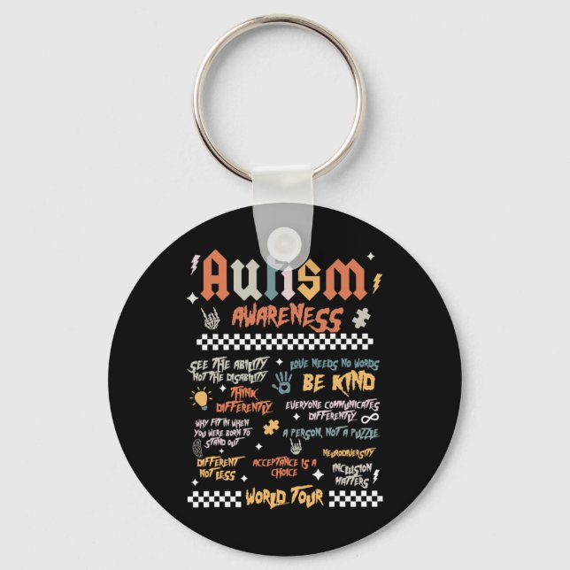 Autism World Tour Nyckelring (Framsida)