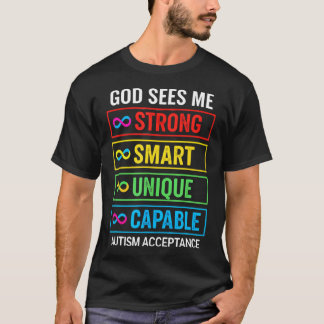 Autismacceptans för autism t shirt