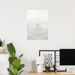 Autismacceptans - lugn mitt i livets krusningar  poster