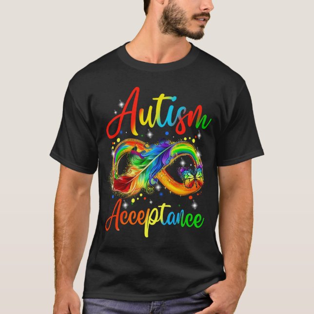 autismacceptans t shirt (Framsida)