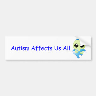 Autismaffekter - baby Cthulhu Bildekal