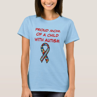 autismband12, PROUD MAMMA AV ETT BARN MED AUTISM T-shirt