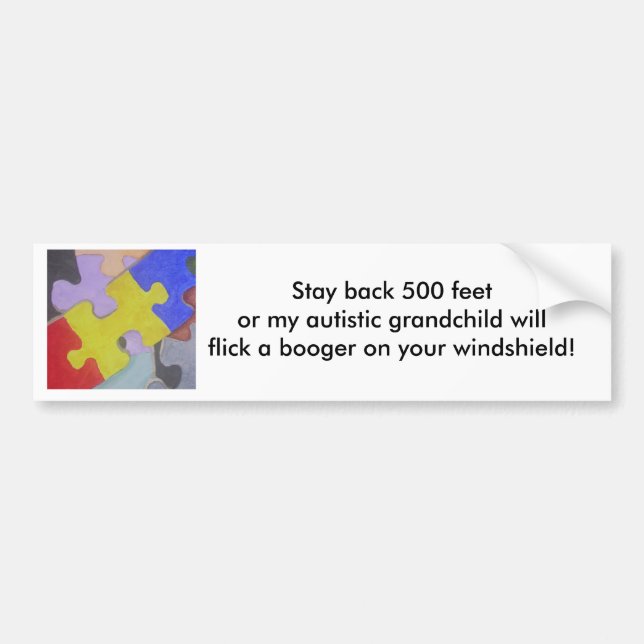 Autismbooger 2 bildekal (Framsidan)