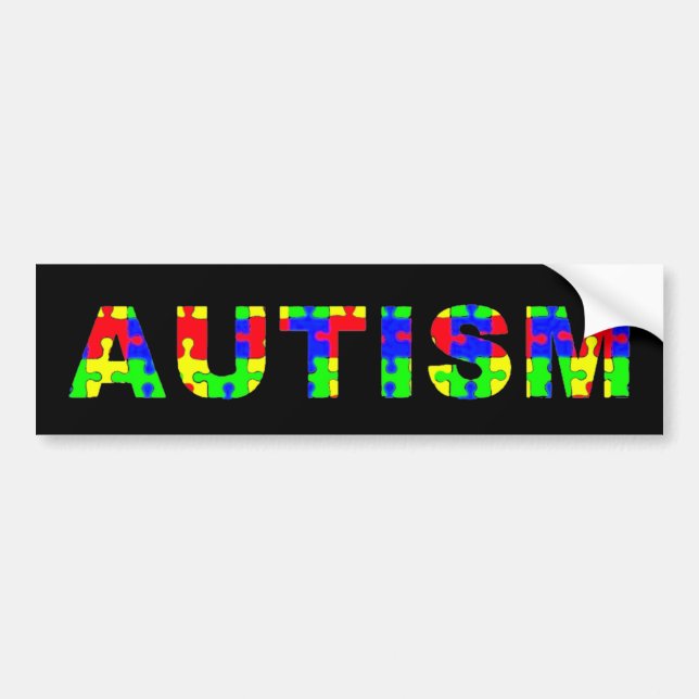 Autismdekal Bildekal (Framsidan)