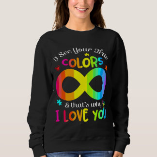 Autismens medvetande jag ser ditt sanna Färg och d T Shirt