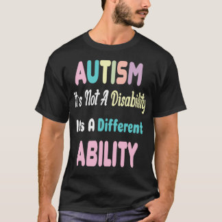 Autismens medvetande om autism är inte ett handika t shirt
