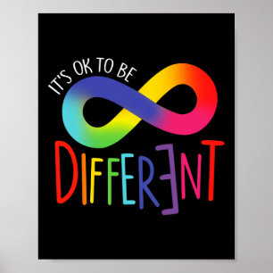 Autismens medvetenhet om att det är okej att vara  poster