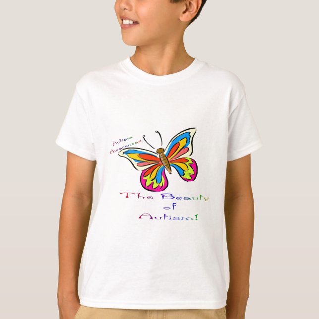 autismens skönhet t-shirt (Framsida)
