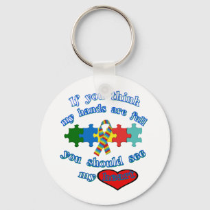 Autismförälder Nyckelring