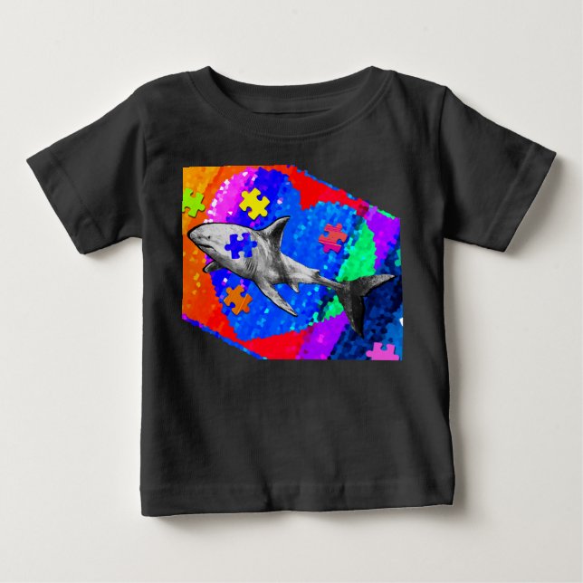 Autismhaj T Shirt (Framsida)