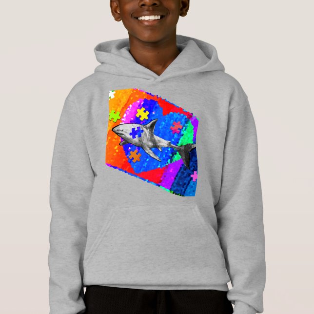 Autismhaj T Shirt (Framsida)