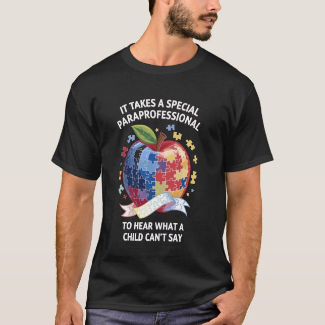 Autismhandledare T Shirt (Framsida)