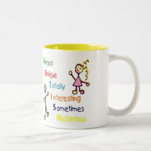 Autismkaffemugg Två-Tonad Mugg