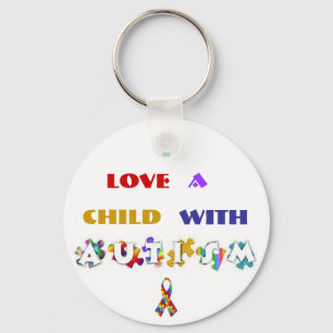 "Autismkärlek" Keychain Nyckelring