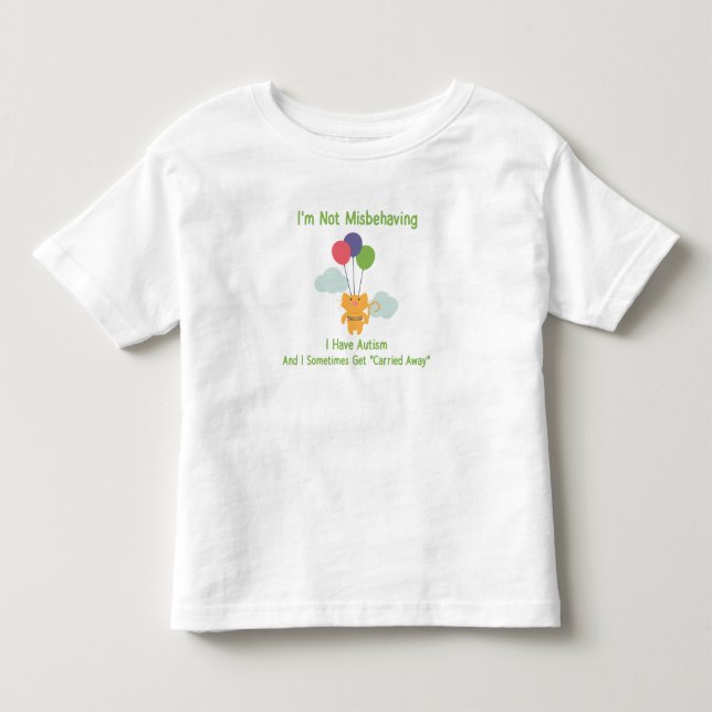 Autismkatt Tee (Framsida)