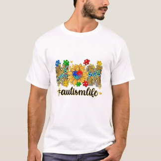 Autismlife Puzzle Piece April T Shirt