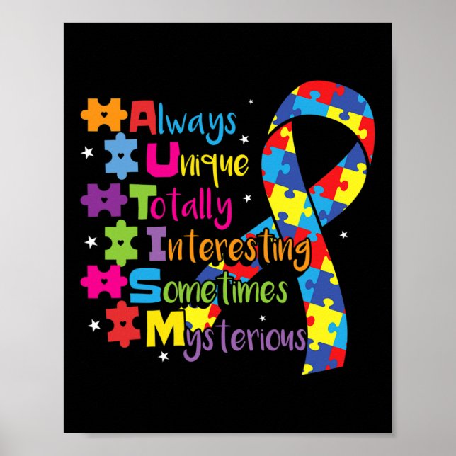 Autismmedvetande 1  poster (Framsidan)