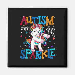 Autismmedvetande Kids Enhörning För Autism Mamma F Magnet