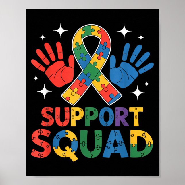 Autismmedvetandets band poster (Framsidan)