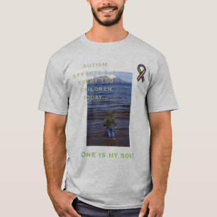 Autismmedvetenhet, 1 i 150… behar hjälp! t-shirt
