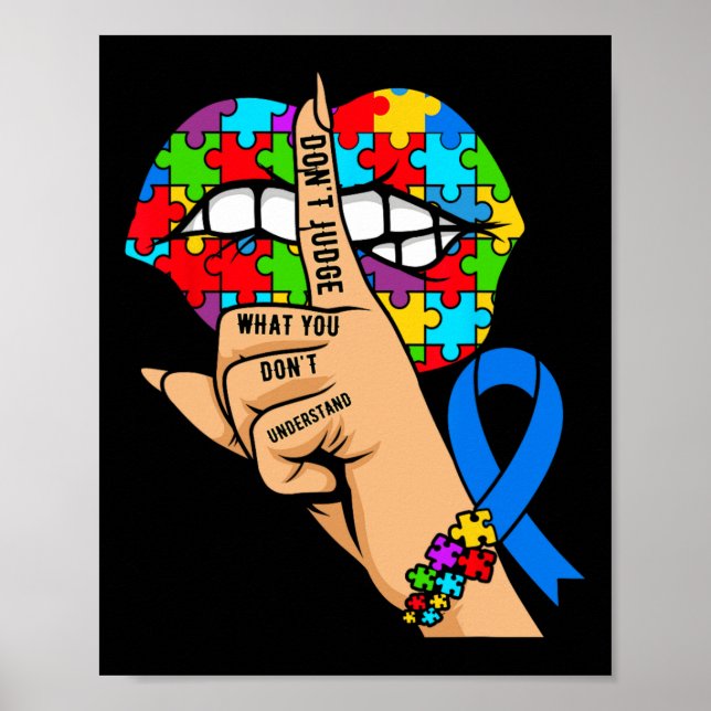 Autismmedvetenhet 1  poster (Framsidan)