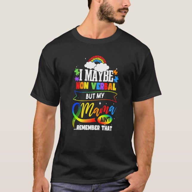 Autismmedvetenhet  1 t shirt (Framsida)