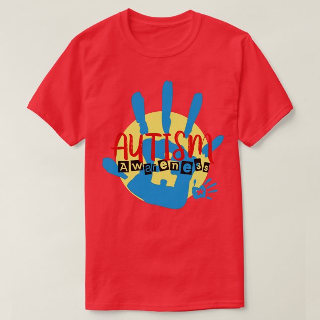 autismmedvetenhet 2021 t shirt (Design framsida)