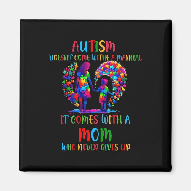 Autismmedvetenhet 2025 Kommer Inte Med En Manual A Magnet (Framsidan)