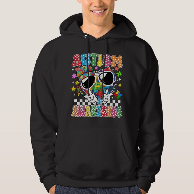 autismmedvetenhet (3 hoodie (Framsida)