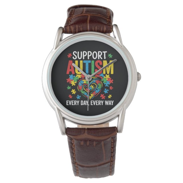 Autismmedvetenhet Armbandsur (Framsida)