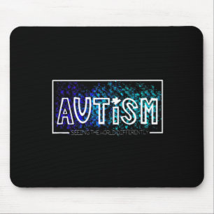 Autismmedvetenhet - Att se världen på ett annat sä Musmatta