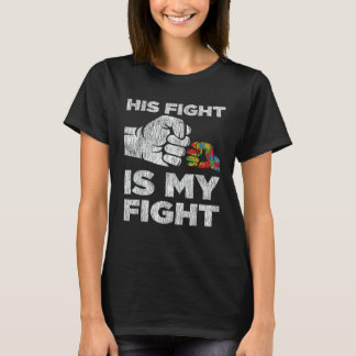 Autismmedvetenhet Autism Mamma Pappa Hans Kamp Är T Shirt