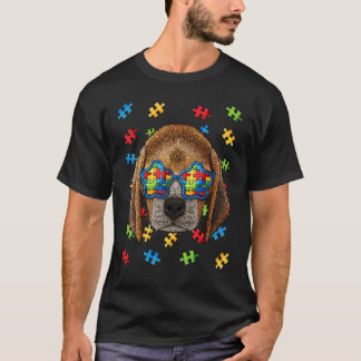 Autismmedvetenhet Beagle Pussel Solglasögon Autist T Shirt