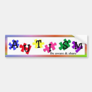 Autismmedvetenhet Bildekal