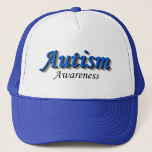 Autismmedvetenhet (blått/Blk) Truckerkeps