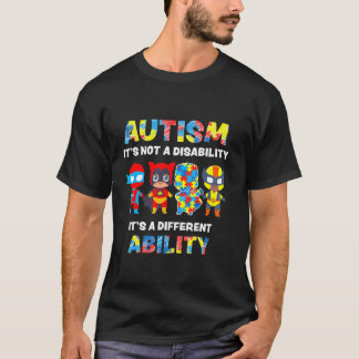 Autismmedvetenhet Det är en annan förmåga Roligt S T Shirt