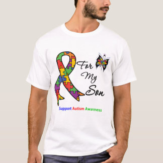 Autismmedvetenhet för min Son T-shirt