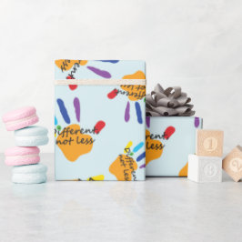 Autismmedvetenhet Händer Annorlunda Inte Mindre Sp Presentpapper