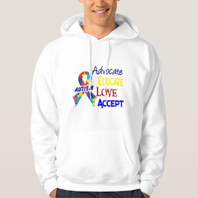 Autismmedvetenhet Hoodie (Framsida)