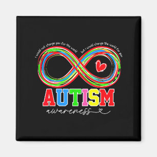 Autismmedvetenhet Jag skulle förändra världen för  Magnet