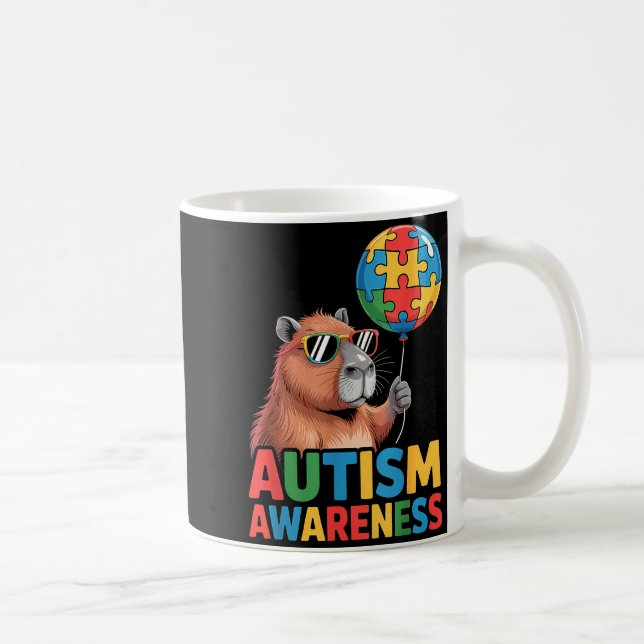 Autismmedvetenhet  kaffemugg (Höger)