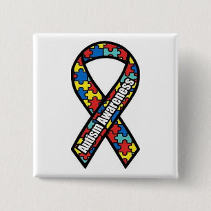 Autismmedvetenhet Knapp