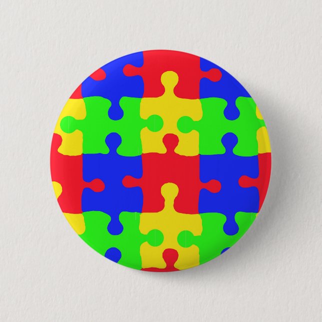 Autismmedvetenhet Knapp (Framsida)