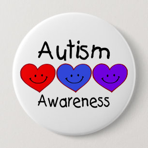 Autismmedvetenhet Knapp