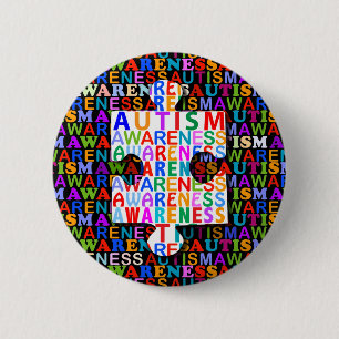Autismmedvetenhet Knapp